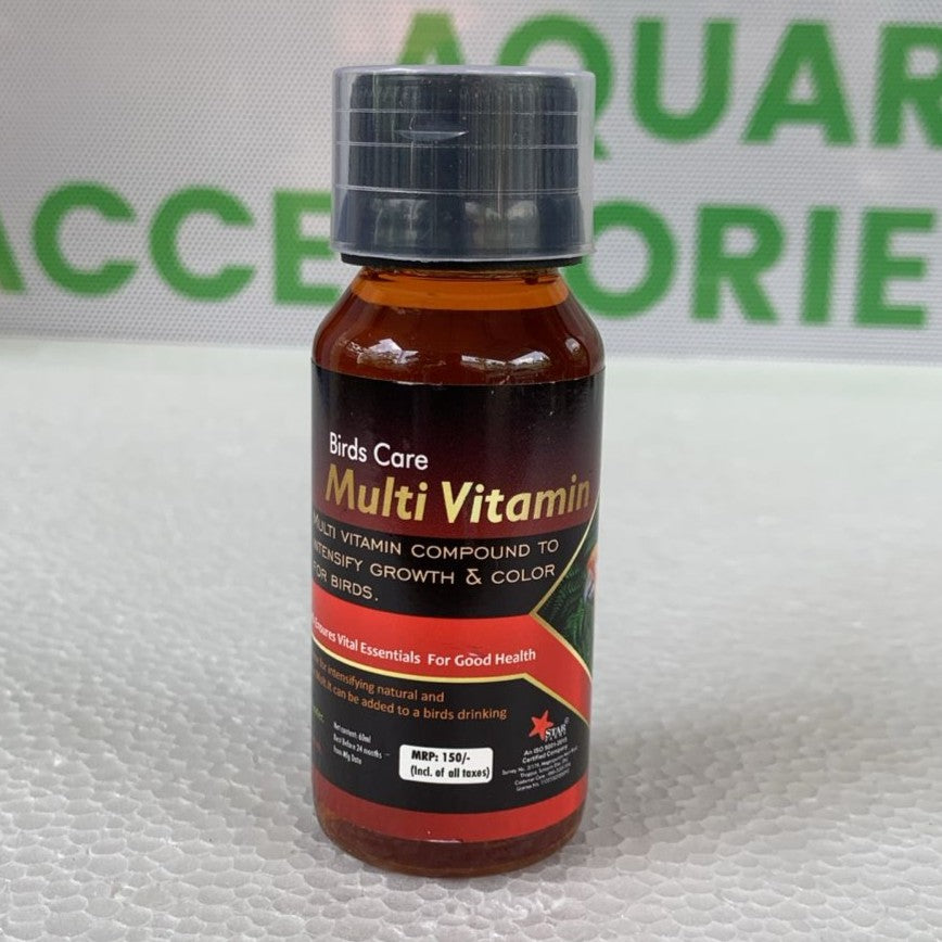 Birds Care Multi vitamin 60ml for Birds Health Supplements - 3