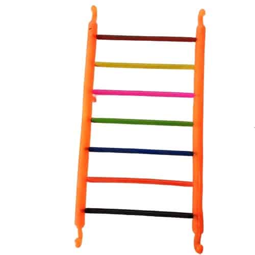 Birds Toys Colorful Ladder Small Size 20 x 10 cm