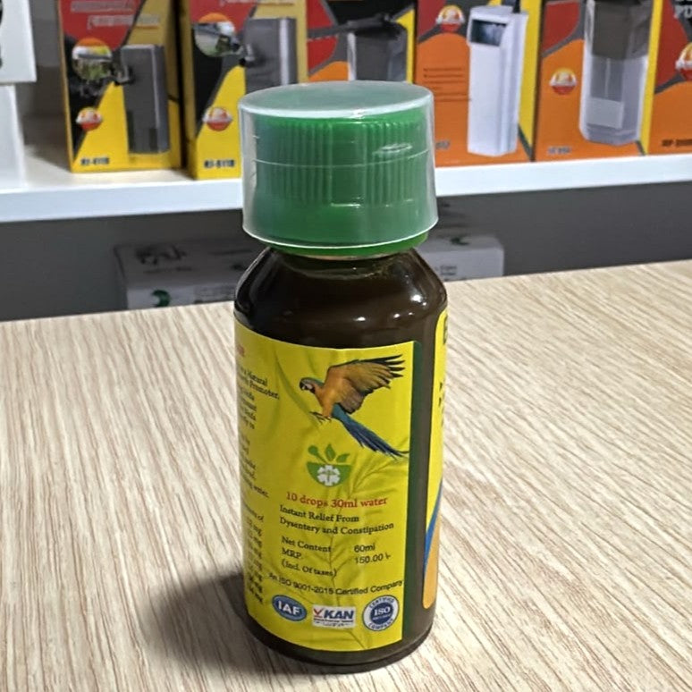 Birds Care Herbal Plus (60 ml) - Natural Health Supplement for Birds