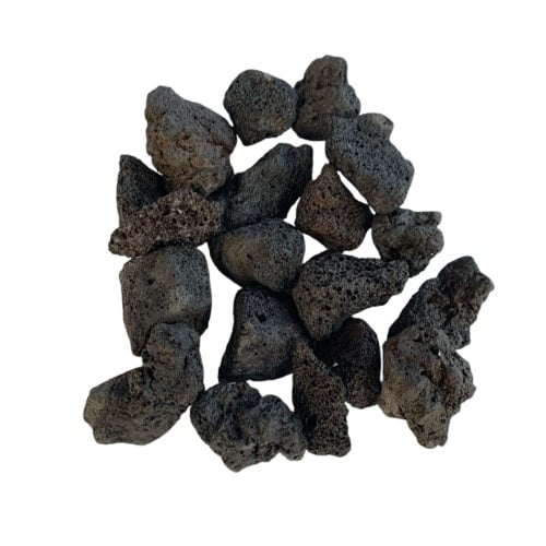 Black Lava Rock 2 to 5 cm Volcanic Stones 1kg Decorative Rocks for Aquarium