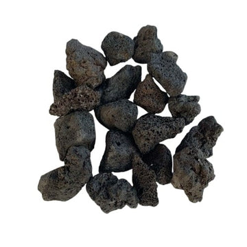 Black Lava Rock 2 to 5 cm Volcanic Stones 1kg Decorative Rocks for Aquarium