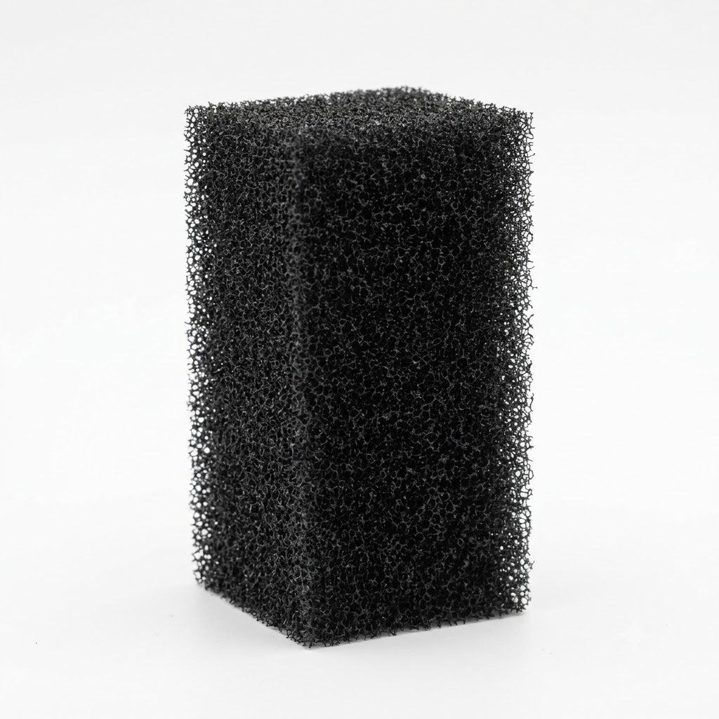 Black Filter Sponge Rectangular (11 cm x 5.5 cm x 5.5 cm) - Internal Filter Media