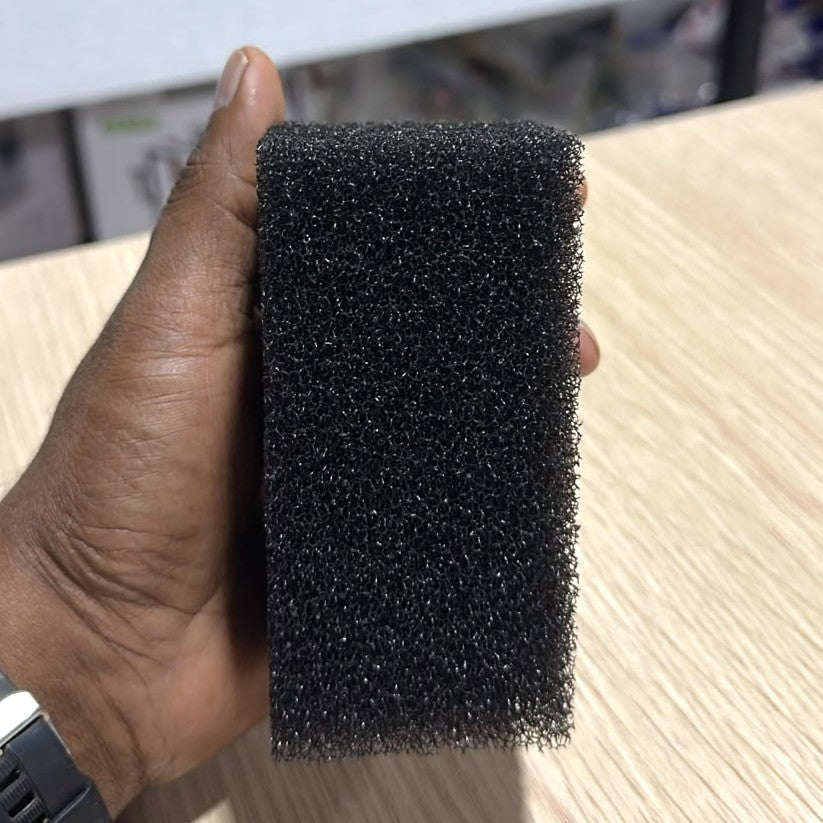 Black Filter Sponge Rectangular (11 cm x 5.5 cm x 5.5 cm) - Internal Filter Media