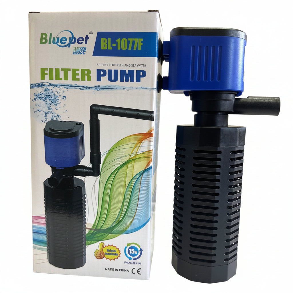 Blue Pet BL-1077F Aquarium Internal Filter 15 Watts