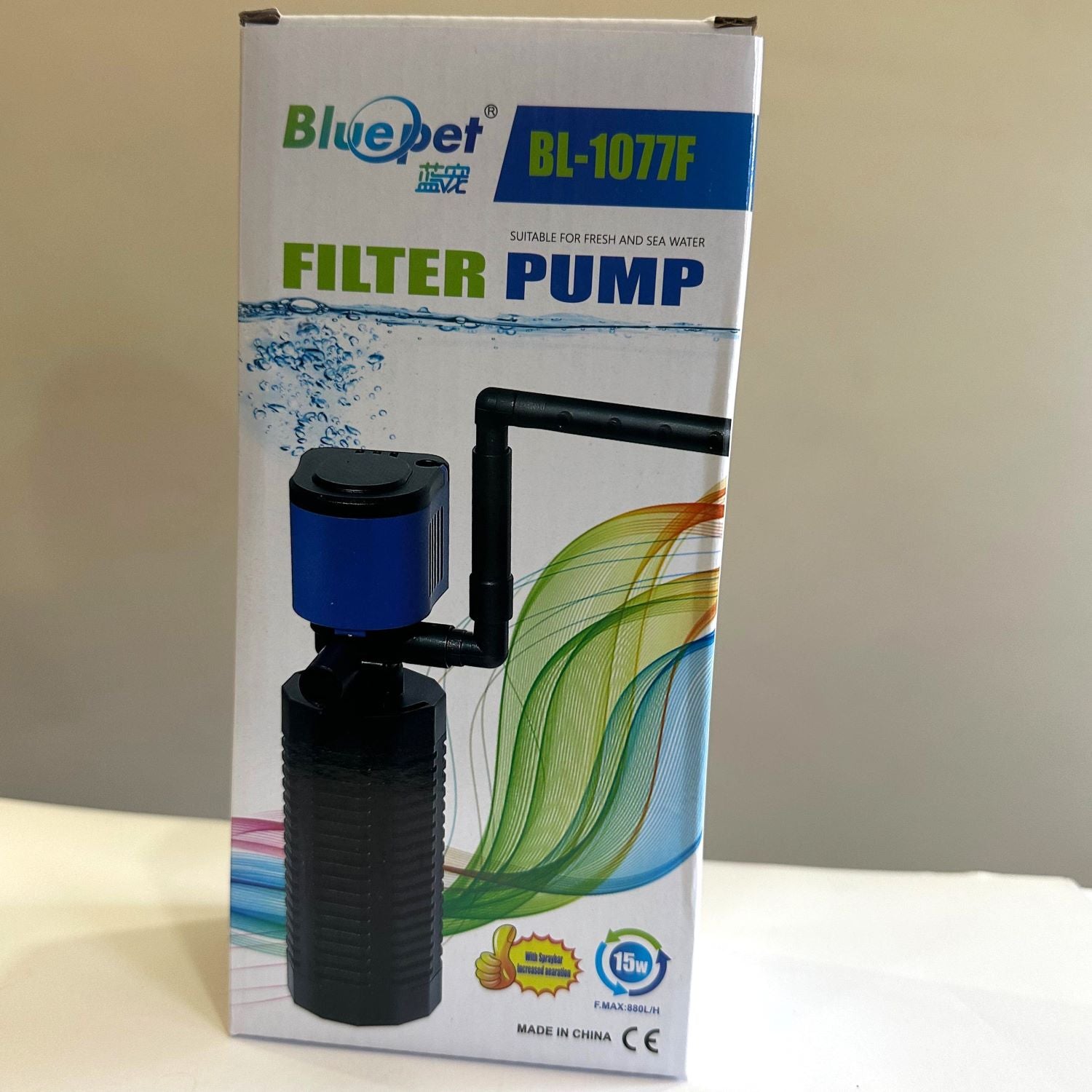 Blue Pet BL-1077F Aquarium Internal Filter 15 Watts - 5