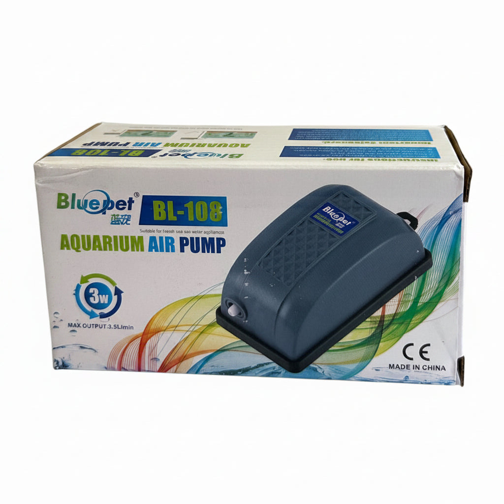 Blue Pet BL-108 Aquarium Air Pump - 3 Watts
