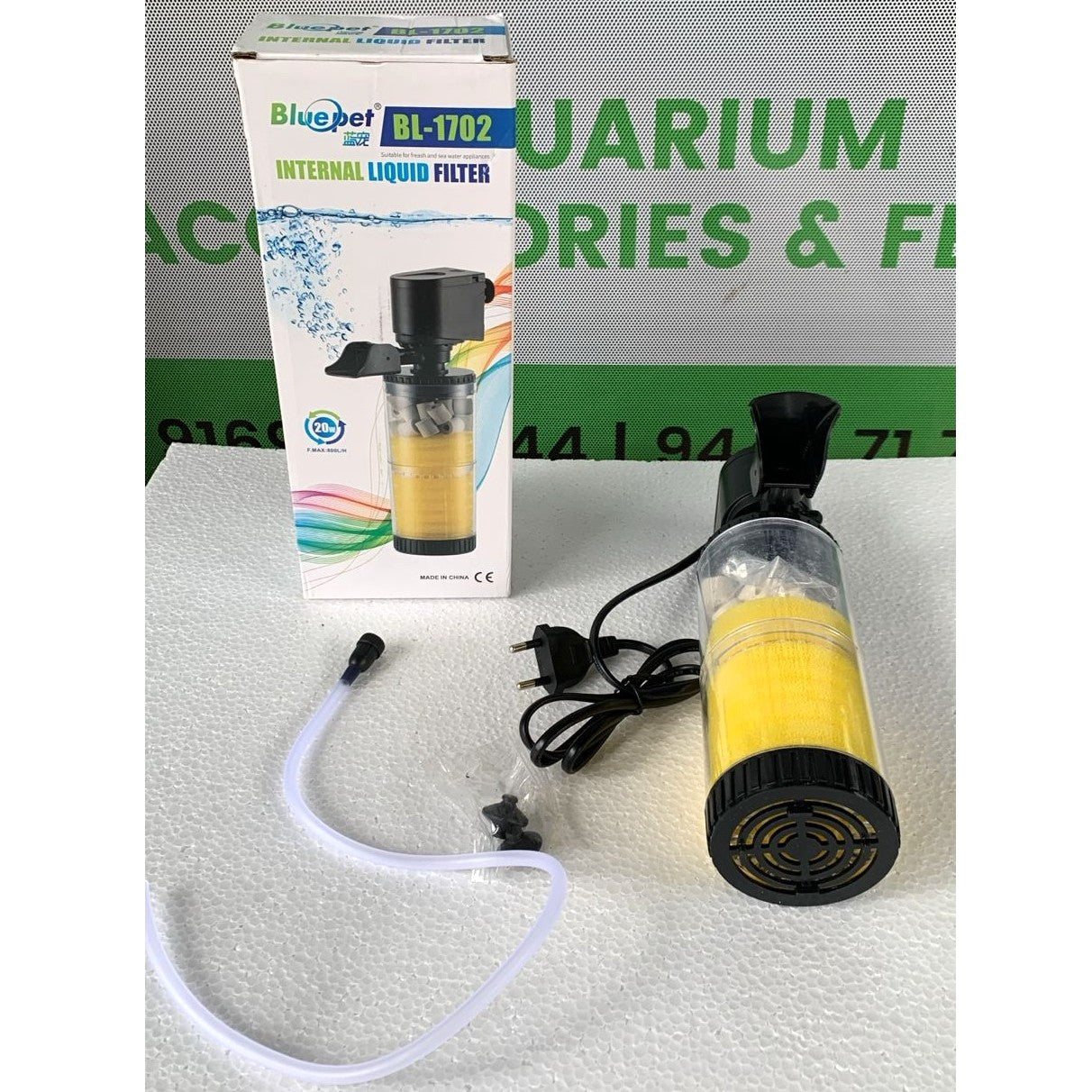 Blue Pet BL-1702 Aquarium Internal Filter 20 Watts - 6