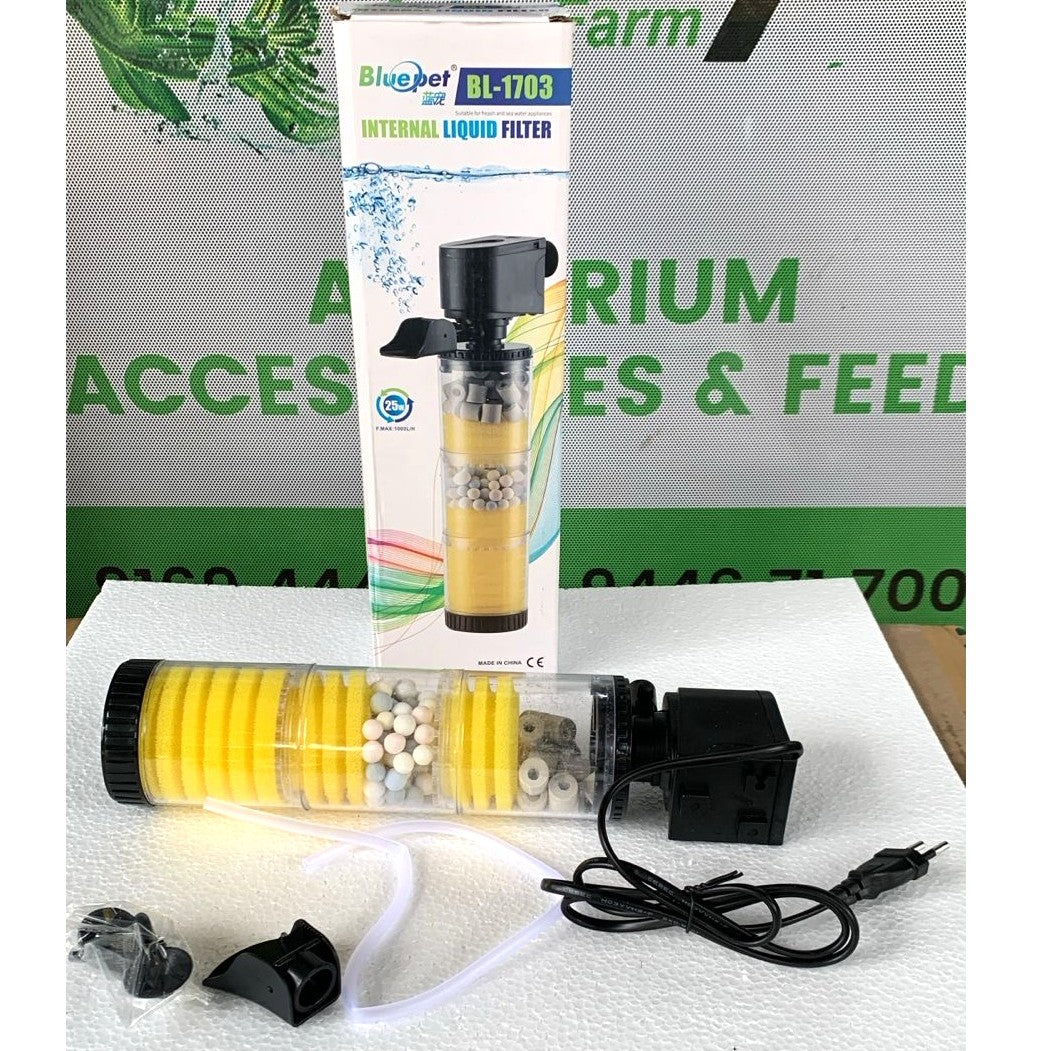 Blue Pet BL-1703 Aquarium Internal Filter 25 Watts