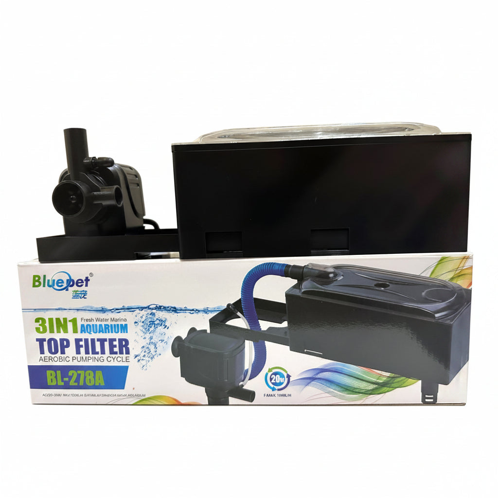 Blue Pet BL-278A Aquarium Top Filter 20 watts