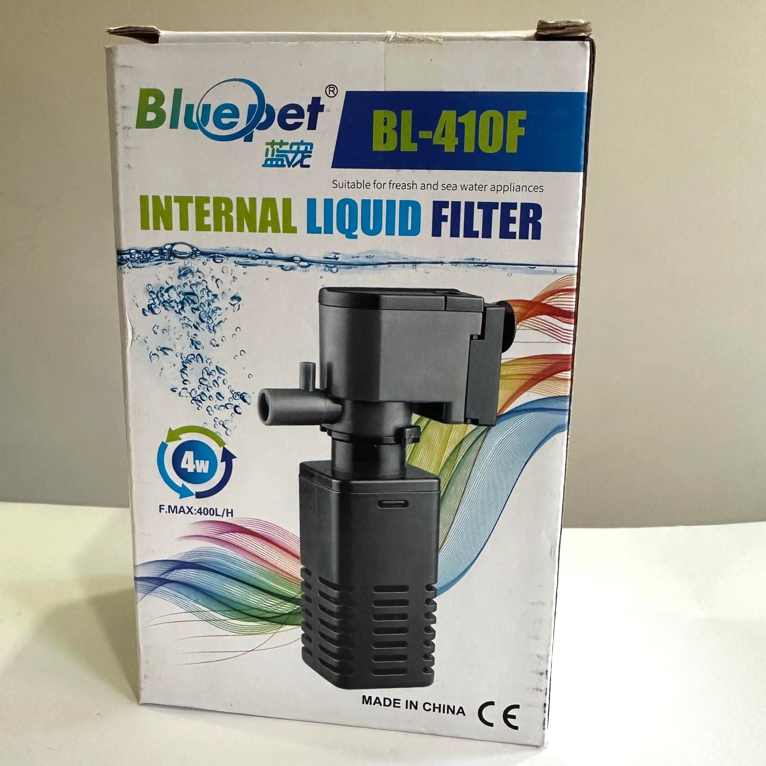 Blue Pet BL-410F Aquarium Internal Filter - 4 watts - 3