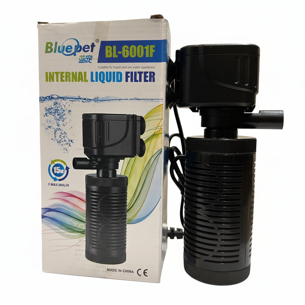 Blue Pet BL-6001F Aquarium Internal Filter - 15 watts