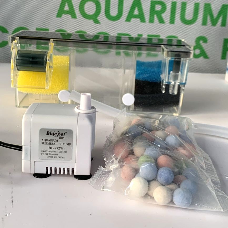 Blue Pet BL-772W Multi-Section Bio Top Filter (8W, 600L/H) - 2