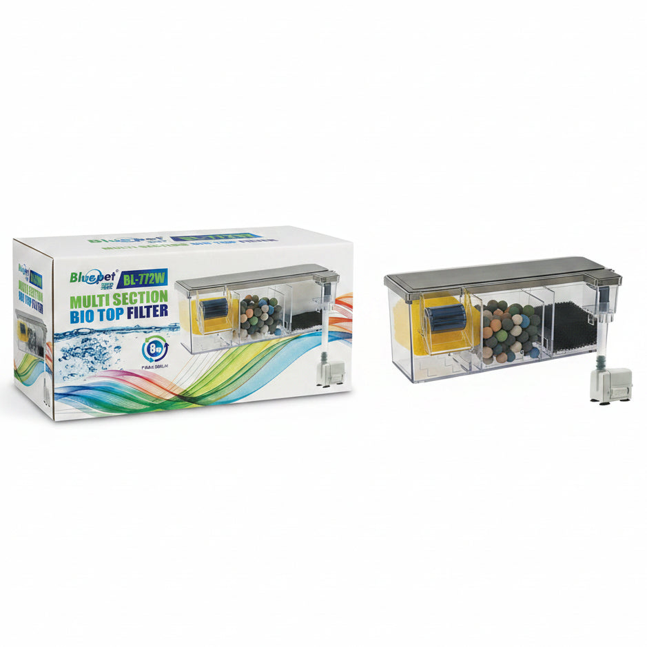 Blue Pet BL-772W Multi-Section Bio Top Filter (8W, 600L/H)