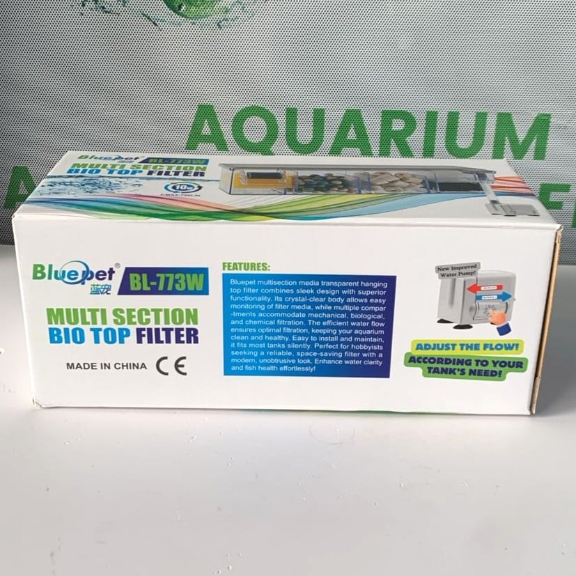 Blue Pet BL-773W Multi-Section Bio Top Filter (10W, 700L/H) - 4