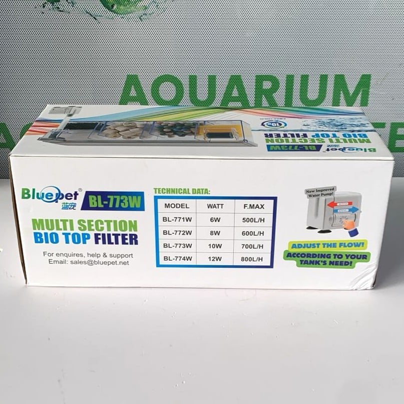 Blue Pet BL-773W Multi-Section Bio Top Filter (10W, 700L/H) - 5