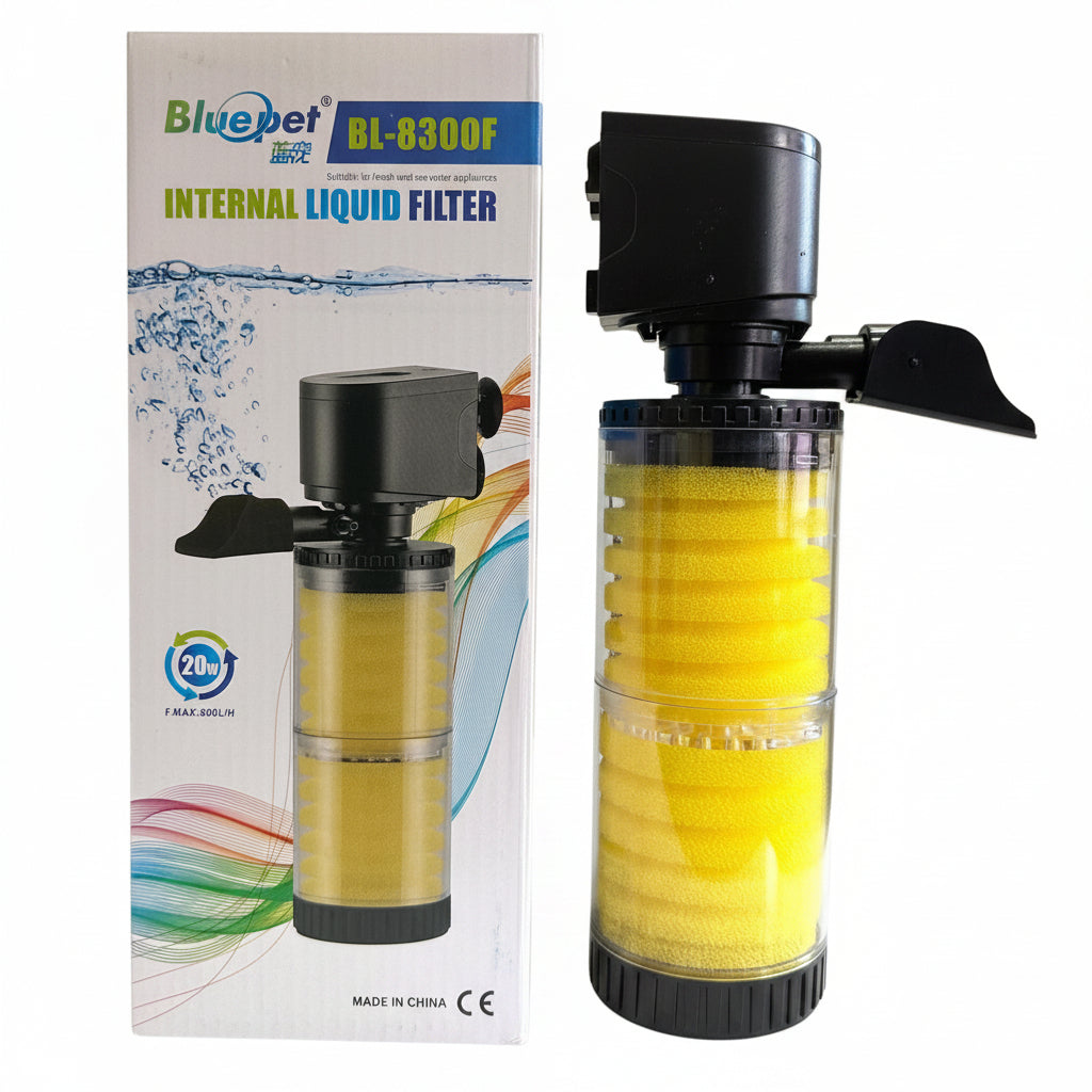 Blue Pet BL-8300F Aquarium Internal Liquid Filter 20 watts