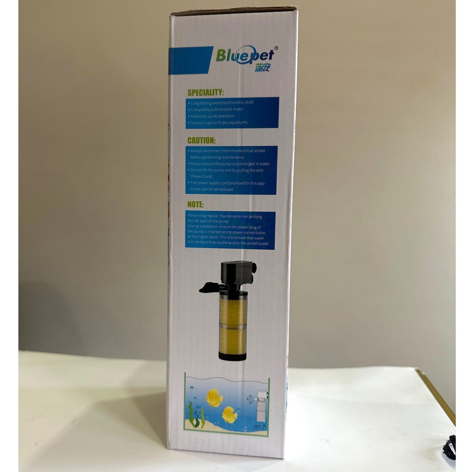 Blue Pet BL-8300F Aquarium Internal Liquid Filter 20 watts - 4