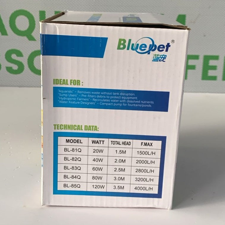Blue Pet BL-83Q Bottom Suction Submersible Pump (60W, 2800L/H) - 4