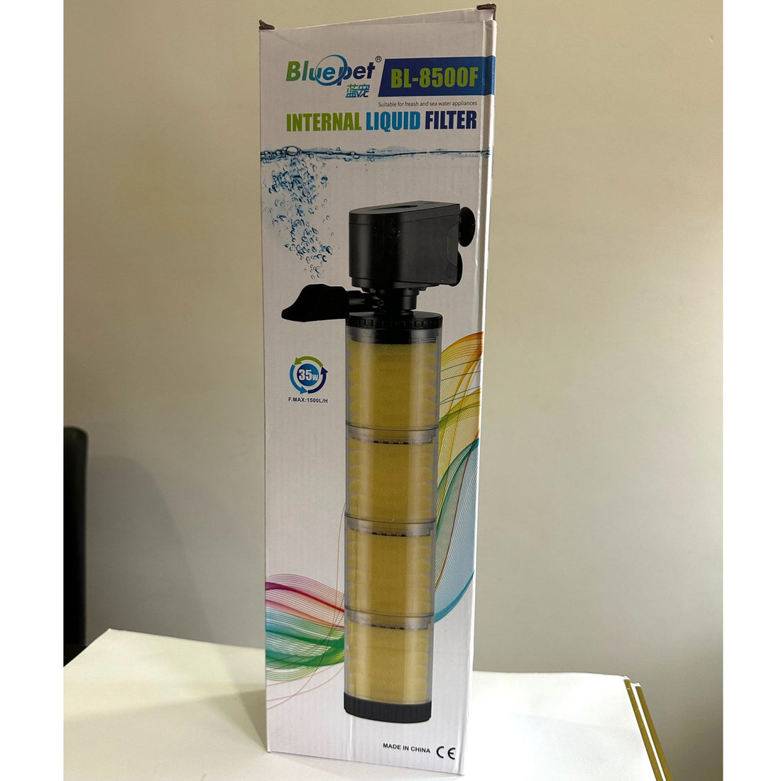 Blue Pet BL-8500F Aquarium Internal Liquid Filter 35 watts