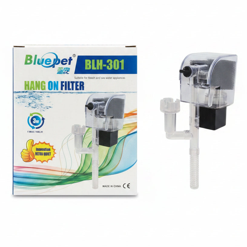 Blue Pet BLH-301 Aquarium Hang on Filter 3 watts