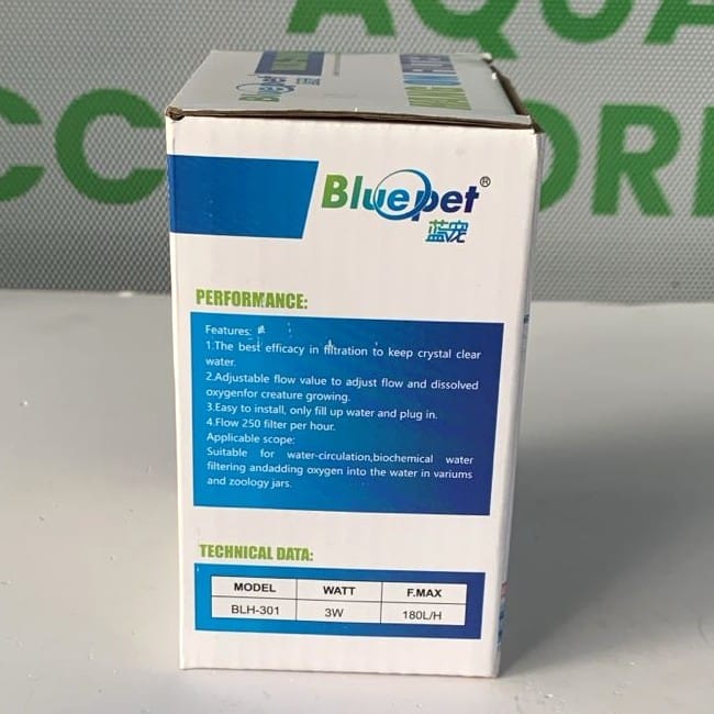 Blue Pet BLH-301 Aquarium Hang on Filter 3 watts - 6