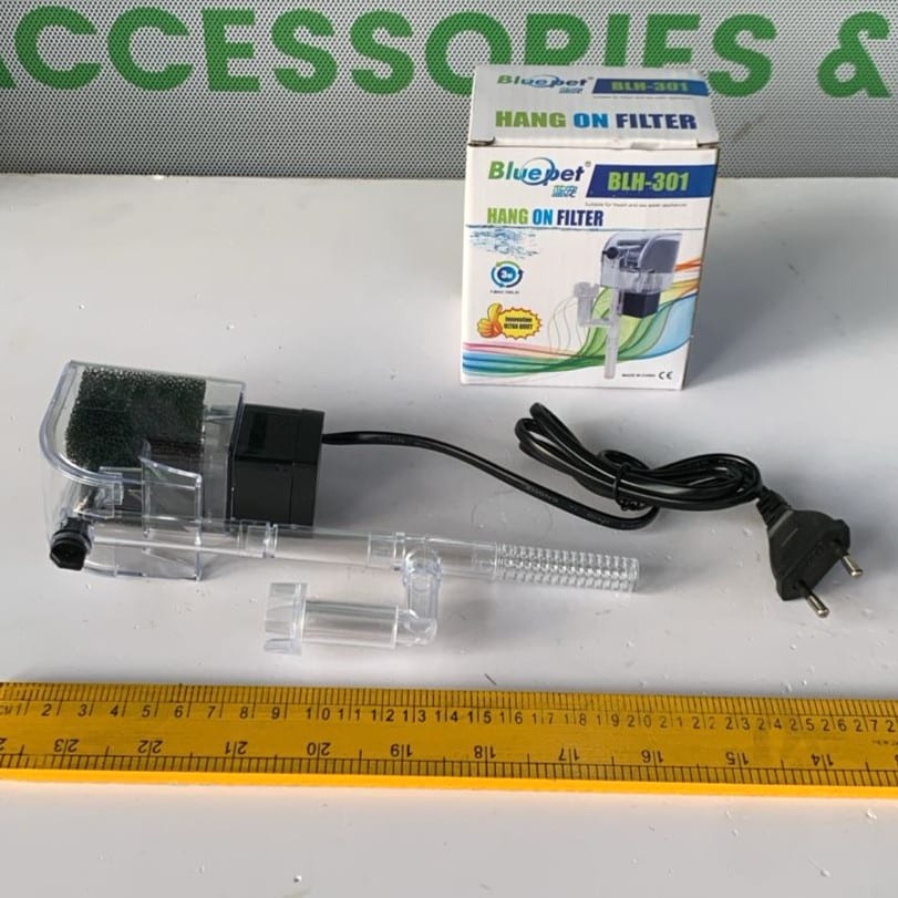 Blue Pet BLH-301 Aquarium Hang on Filter 3 watts