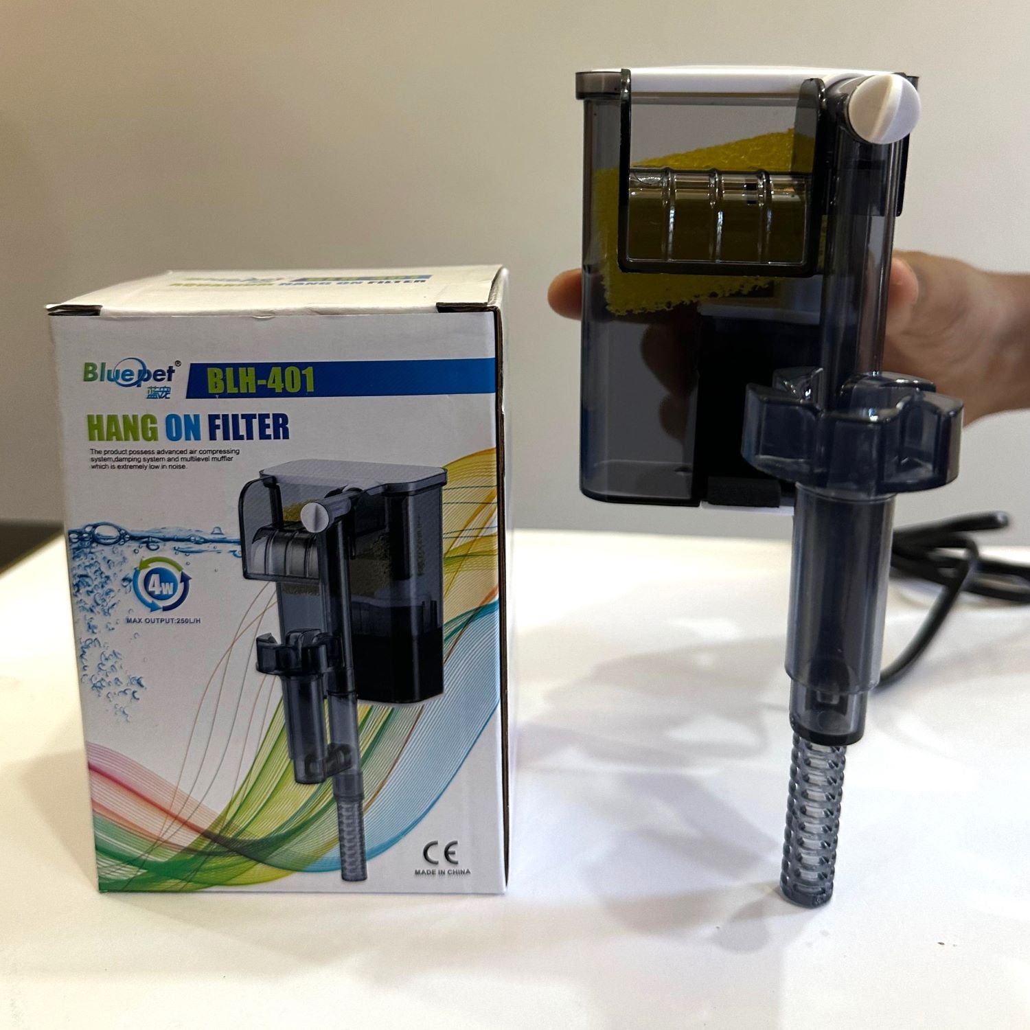 Blue Pet BLH-401 Aquarium Hang on Filter 4 watts - 3