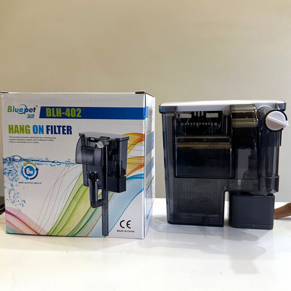 Blue Pet BLH-402 Aquarium Hang on Filter 6 watts