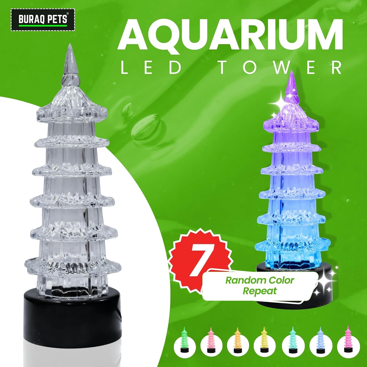 Blue Pet DB-003 Submersible Aquarium Decoration Light - 4
