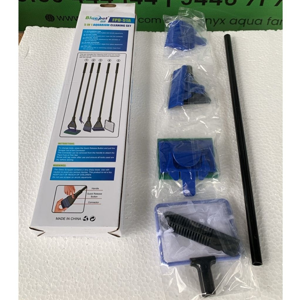 Blue Pet FPD51A - 5 in 1 Aquarium Cleaning Set - 2
