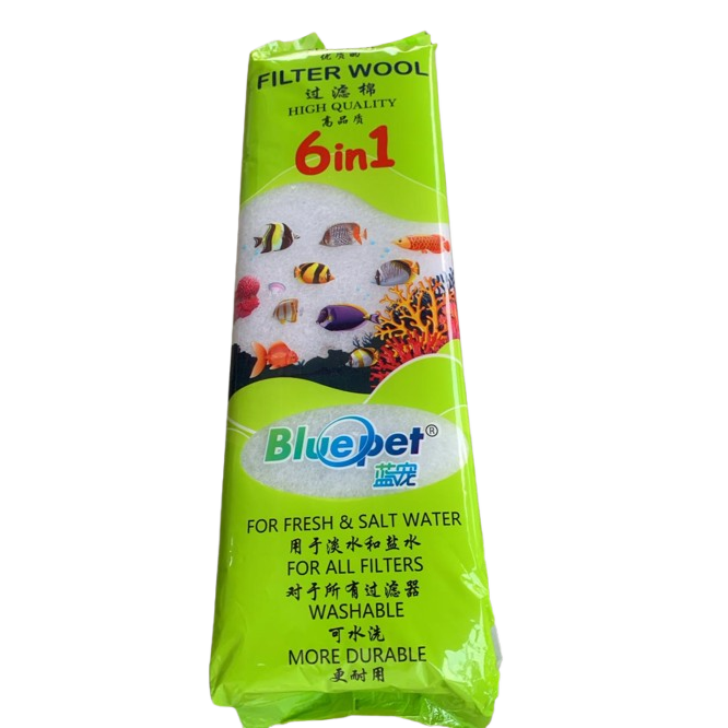 Blue Pet 6 in 1 White bio Sponge for Aquarium Filtration