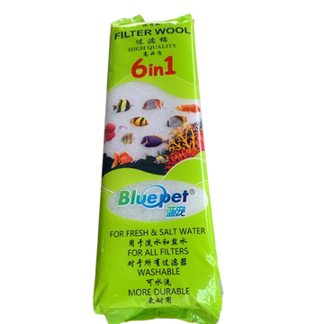 Blue Pet 6 in 1 White bio Sponge for Aquarium Filtration