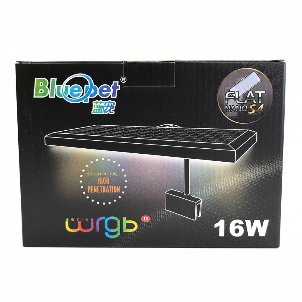 Blue pet Flat Nano S4 WRGB High Penetration Aquarium Light - 16W