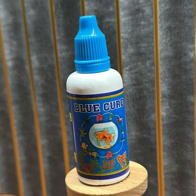 Blue Cure Fish Medicine (30ml) – Anti-Fungal & Parasite Treatment for Aquariums