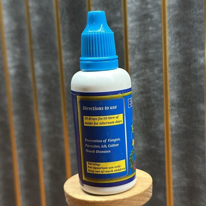 Blue Cure Fish Medicine (30ml) – Anti-Fungal & Parasite Treatment for Aquariums