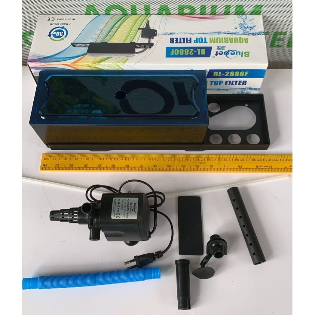 BluePet BL-2880F High-Power Aquarium Top Filter 30 watts