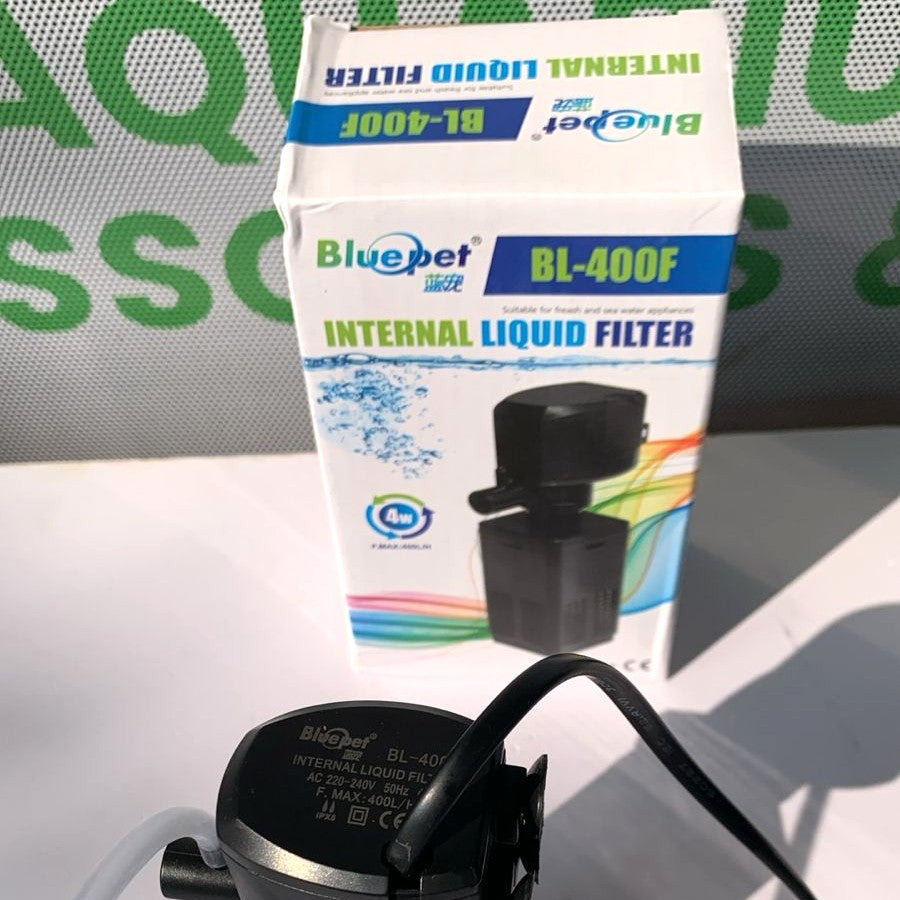 BluePet BL-400F Internal Submersible Filter (4W | 400 L/H) - Freshwater & Marine Use