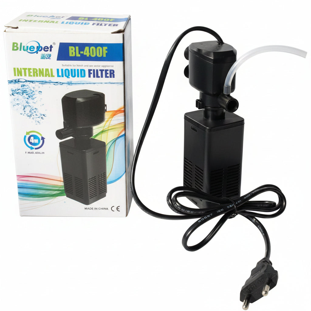 BluePet BL-400F Internal Submersible Filter (4W | 400 L/H) - Freshwater & Marine Use