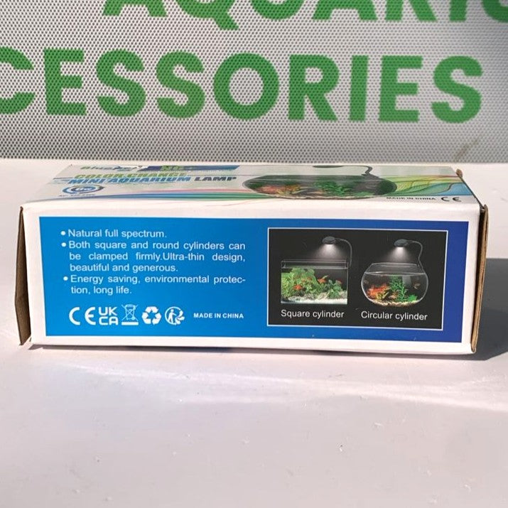 BluePet N6+ Color Change Mini LED Lamp (6W) Full Spectrum Light for Nano Tanks - 3