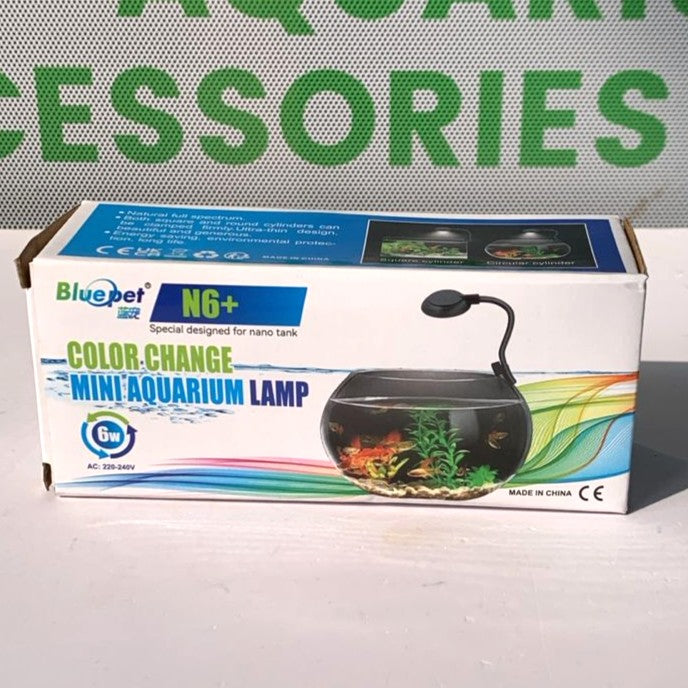 BluePet N6+ Color Change Mini LED Lamp (6W) Full Spectrum Light for Nano Tanks - 2