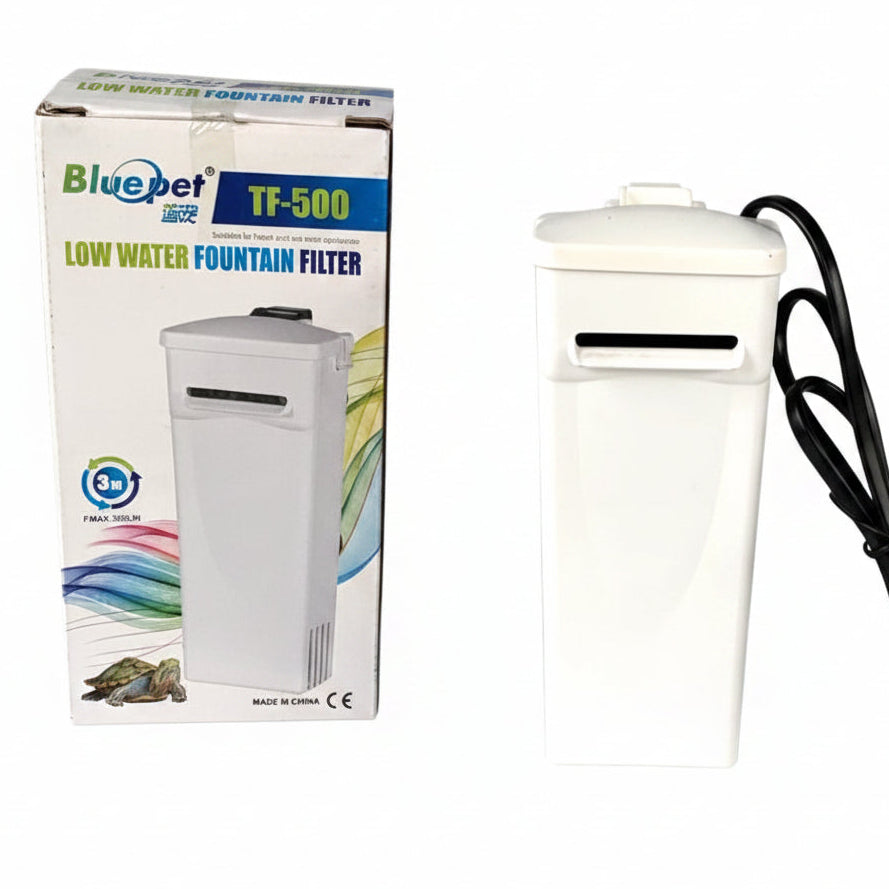 BluePet TF-500 Aquarium Turtle Filter Waterfall Flow Water 3 watts