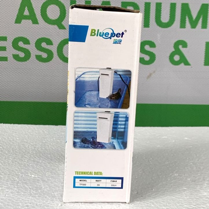 BluePet TF-500 Aquarium Turtle Filter Waterfall Flow Water 3 watts - 6