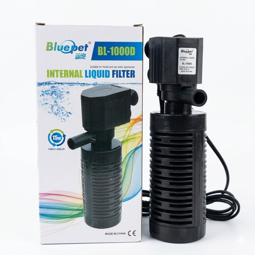 Blue Pet BL-1000D Aquarium Internal Filter 15 Watts
