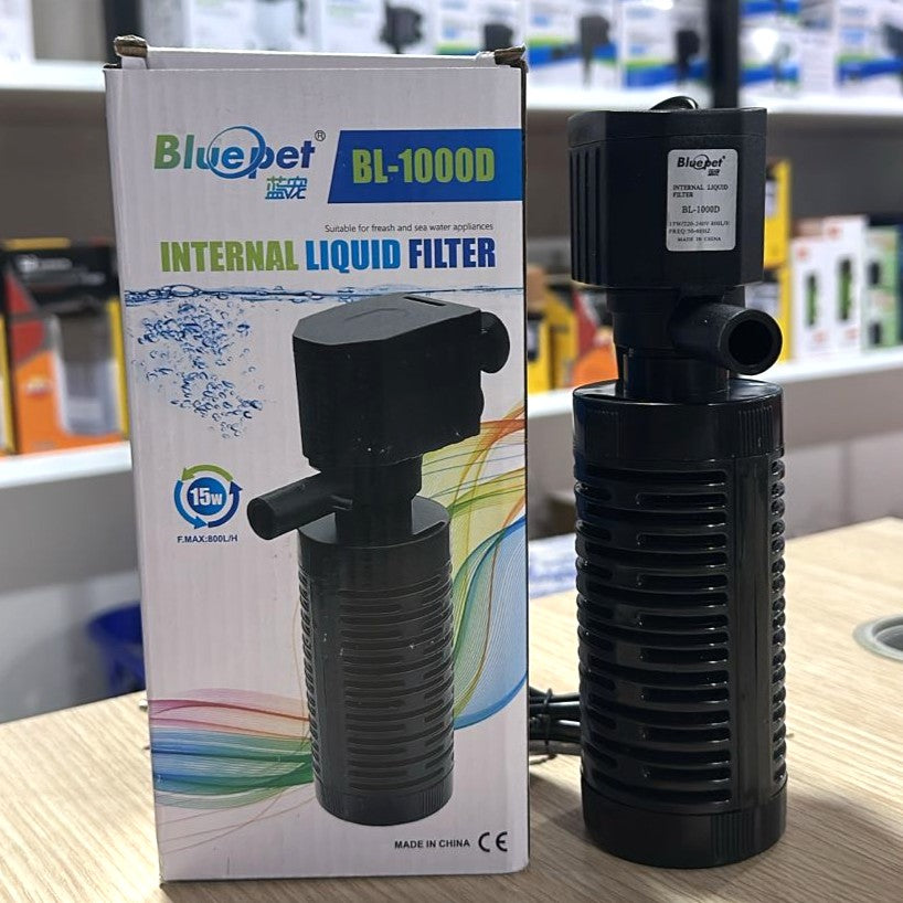 Blue Pet BL-1000D Aquarium Internal Filter 15 Watts