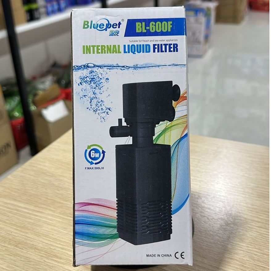 BluePet BL-600F Internal Aquarium Filter (6W, 500 L/H)