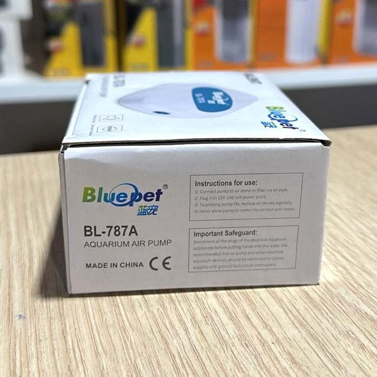 Blue Pet BL-787A Silent Aquarium Air Pump (4W, Single Outlet)