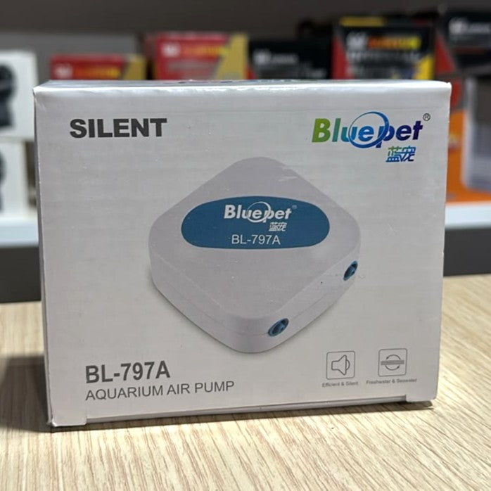 Blue Pet BL-797A Silent 2-Way Aquarium Air Pump (5W)
