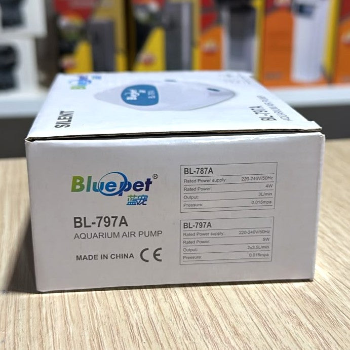 Blue Pet BL-797A Silent 2-Way Aquarium Air Pump (5W)