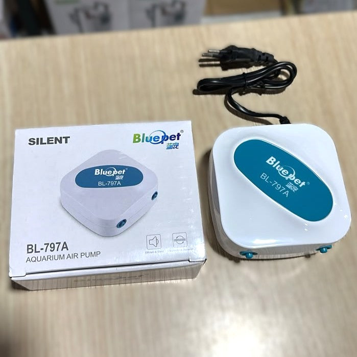 Blue Pet BL-797A Silent 2-Way Aquarium Air Pump (5W)