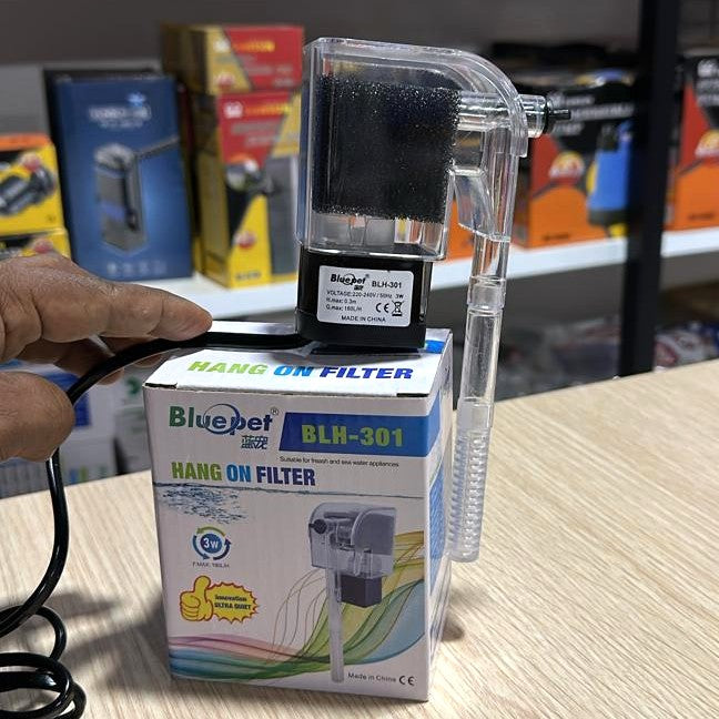 Blue Pet BLH-301 Aquarium Hang on Filter 3 watts